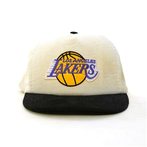 Los Angeles Lakers Official Nba Corduroy Snapback Baseball Hat Etsy