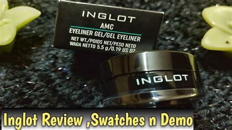 Inglot Gel Eyeliner Review Swatches And Demo India Youtube