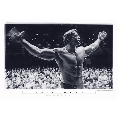 Arnold Schwarzenegger Poster Enjoyment Poster Großformat Jetzt Im