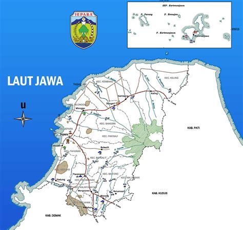 Peta Kabupaten Jepara Lengkap Web Sejarah