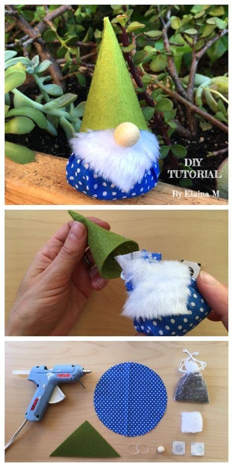 DIY Scented Christmas Gnome Free Sewing Pattern Tutorial Xmas