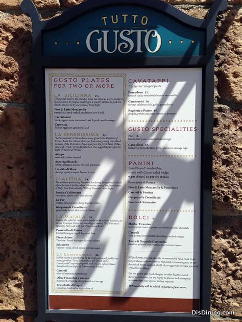 Review Tutto Gusto Wine Cellar In Epcot Disneydining
