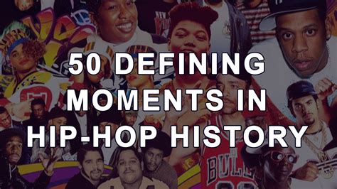 50 Defining Moments In Hip Hop History