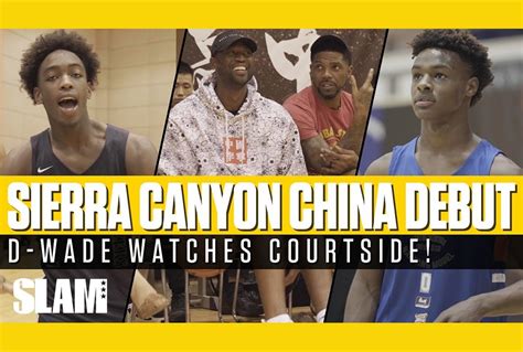Amari bailey, shy odom and bronny james faced off against birmingham tonight in the open div. Dwayne Wade Watches Bronny James & Zaire Wade's DEBUT with ...