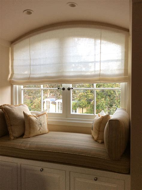 Yes You Can Put A Roman Shade On A Curved Window Arched Window