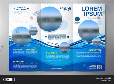 Brochure Leaflet Vector And Photo Free Trial Bigstock