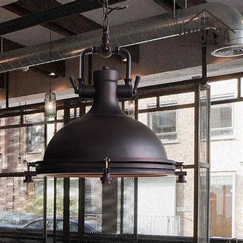 Industrial Pendant Lights Wrought Iron Black Lighting Office Bar Hotel