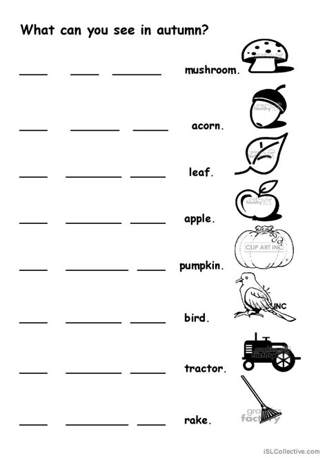 What Can You See In Autumn Creative English Esl Worksheets Pdf And Doc