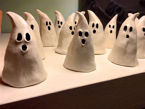 Ceramic Ghosts Pottery Ghost Halloween Halloween Decor Etsy