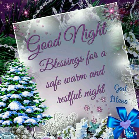 Good Night Blessings For A Safe Warm And Restful Night Pictures Photos