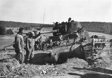 3rd Infantry Division 756th Tank Bn M4 Sherman Knocked Out Vesovi
