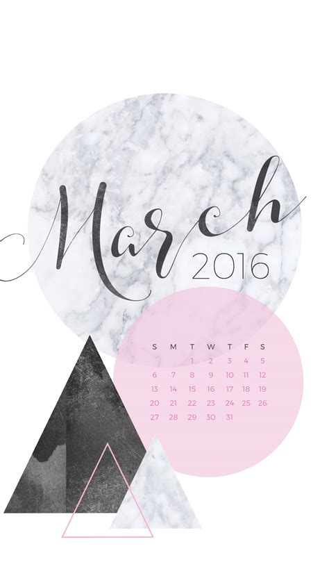 65 Wallpapers Calendar March 2016 Wallpapersafari