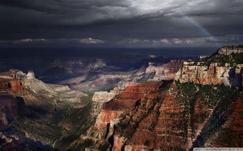 Sunset Lipan Point View Grand Canyon National Park Arizona Wallpapers