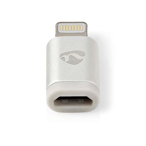 Lightning Adapter Apple Lightning 8 Pin Usb Micro B Female Gold