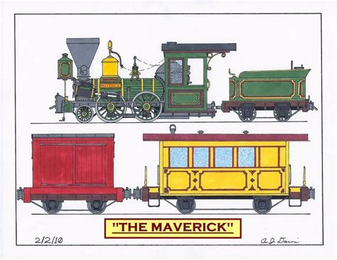 The Maverick By Gunslinger87 On Deviantart Lego Trains Vintage Train