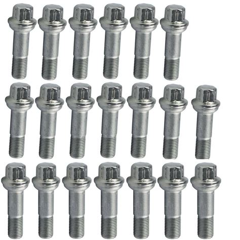 20x Stainless Steel Wheel Lug Bolts For Mercedes W221 W166 W251 X166 M14 X 1 5mm German Made