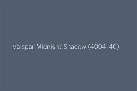 Valspar Midnight Shadow 4004 4c Color Hex Code