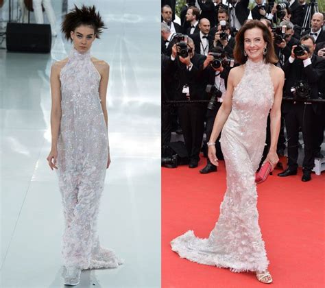 She also starred in that obscure object. Carole Bouquet - Chanel Haute Couture
