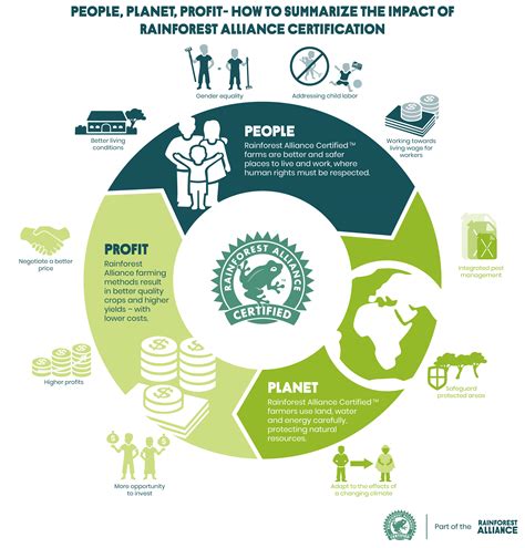 people planet profit how to summarize the impact of sourcing rainforest alliance certified