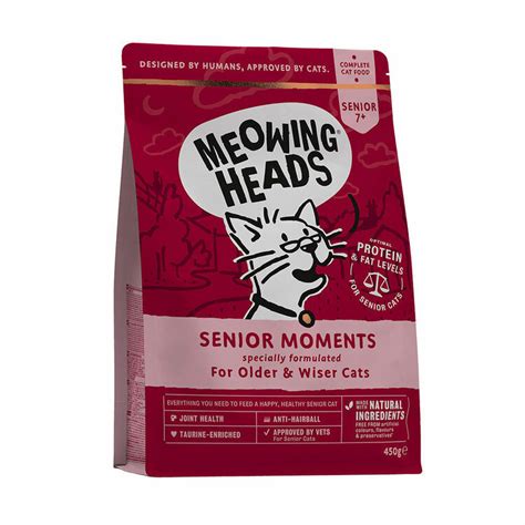 Buy Meowing Heads Senior Moments Dry Cat Food From £799