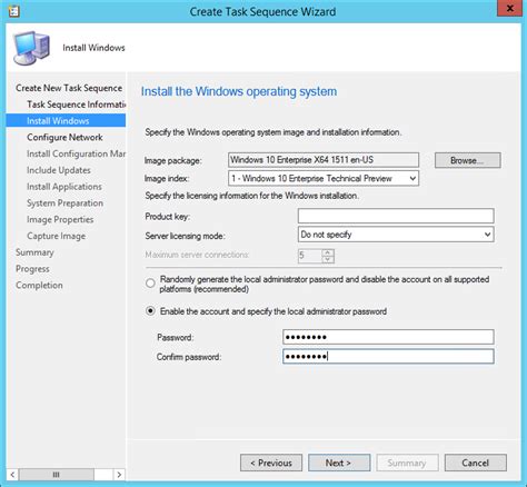 Windows 10 Deployment Create Sccm Windows 10 Build And Capture Task