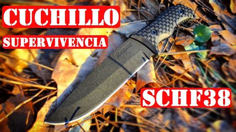 Schrade Schf38 Cuchillo De Supervivencia El Tanque De Los Cuchillos
