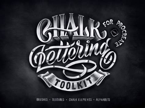 Chalk Lettering Procreate Brushes By Pixelbuddha On Dribbble