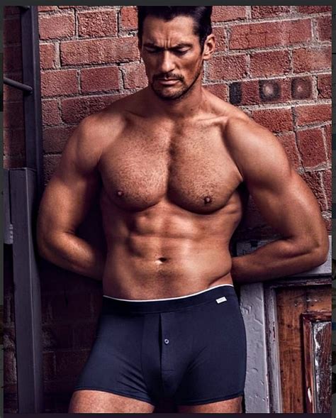 Model David Gandy Poses In His Pants As He Laughs Off Sexism Row Over Mands Display Daily Mail