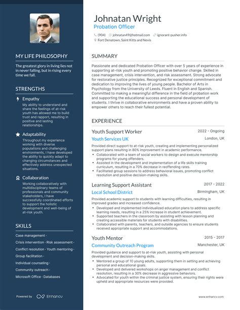 3 Successful Probation Officer Resume Examples And Writing Tips for 2024
