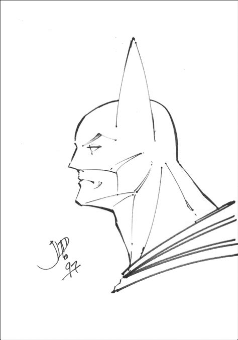 Batman Sketch By Jd In Matt Brasiers July 2008 The Dark Knight