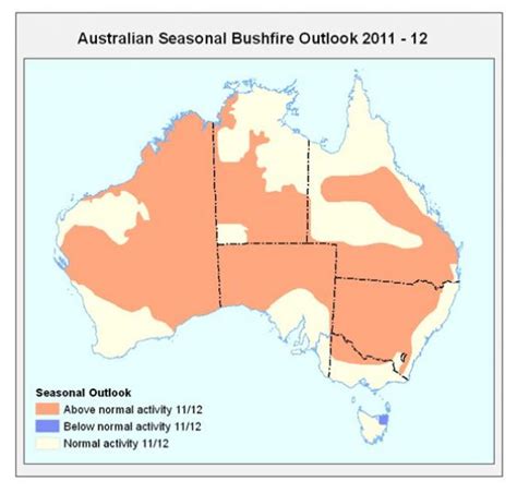 Southern Australian Seasonal Bushfire Outlook 2011 12 Bfcrc Legacy