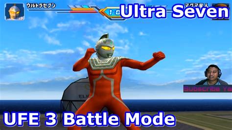 Ultra Seven Battle Mode Ultraman Fighting Evolution 3 Youtube