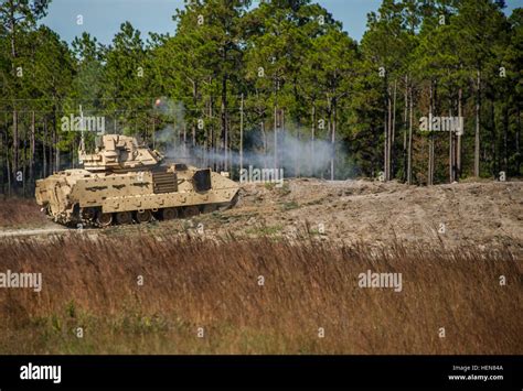 An M2a3 Bradley Fighting Vehicle From Company B 1st Battalion 64th
