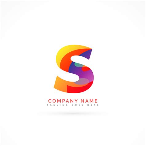Abstract Letter S Shape Logo Design Download Free Vector Art Stock