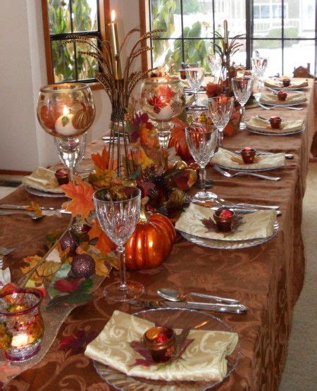 For My Thanksgiving Table I Concentrated On The Fall