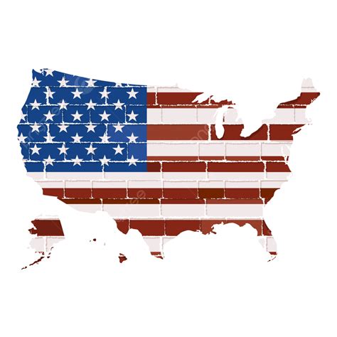 Usa Map Continent Countries Plaster Transparency Png Transparent