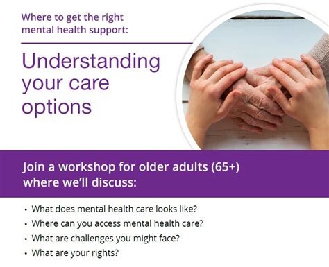 Understanding Your Care Options In Later Life Workshop Eenet Connect