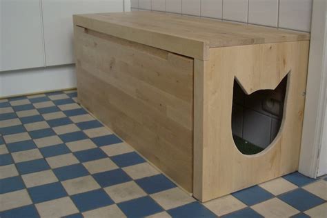 You can make homemade cat litter from wood chips or pine animal bedding. DIY: 2 Hidden Entryway Cat Litter Boxes - Pet Project