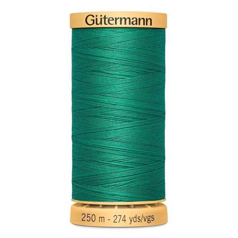 Green Natural Cotton Thread 250m