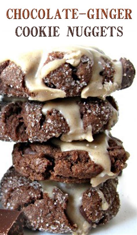 Chocolate Ginger Cookie Nuggets