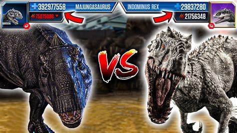 Majungasaurus Vs Indominus Rex Level 999 Jurassic World The Game