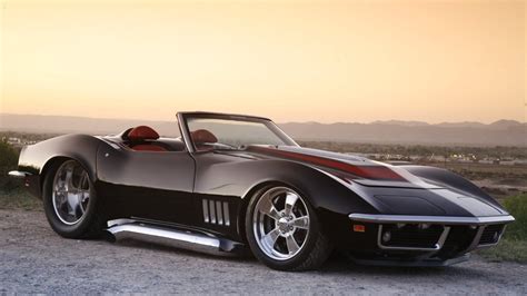 Corvettefromthe1969 1969 Black Chevrolet Corvette Roadster