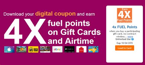 Check spelling or type a new query. Kroger: 4X Fuel Points on Gift Card Purchases • Bargains to Bounty