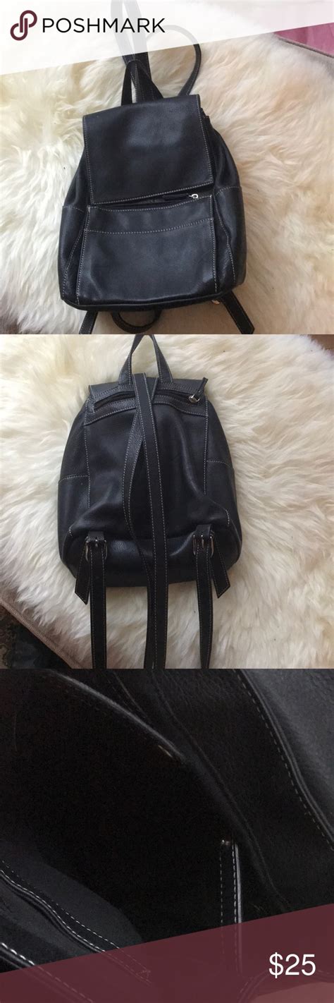 Leather Backpack By Tignanello Leather Backpack Leather Backpacks