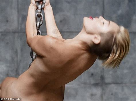 Miley Cyrus Will Never Live Down Wrecking Ball Video Daily Mail Online