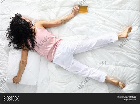 Top View Drunk Female Image And Photo Free Trial Bigstock