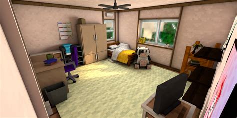 Minecraft Ddlc Sayori Room Render By Bytiny On Deviantart