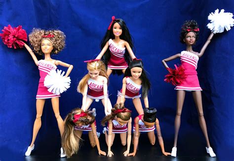Barbie Cheerleaders Cheerleading Outfits Diy Barbie Clothes Barbie