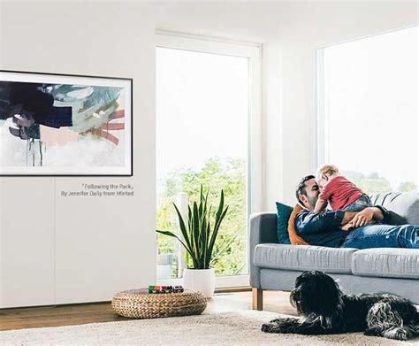 The Frame 2020 Telewizor Z Ramą Obrazu Samsung Polska Woonkamer