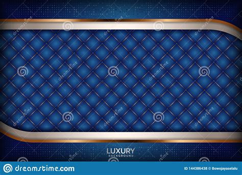 Luxurious Navy Royal Blue Elegant Background Stock Vector
